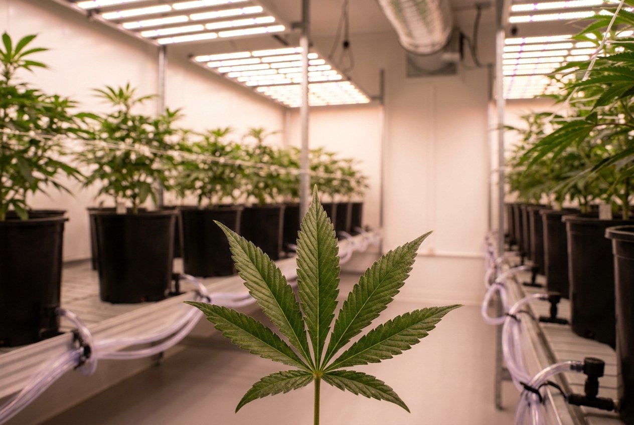 Sala de cultivo cuidada — Asociación THC Valencia
